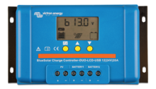 Solcellsregulator Victron BlueSolar PWM DUO-LCD&USB 12/24V-20A