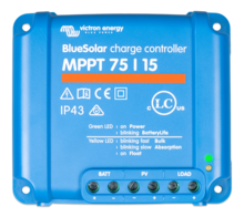 Solcellsregulator Victron BlueSolar MPPT 75/15